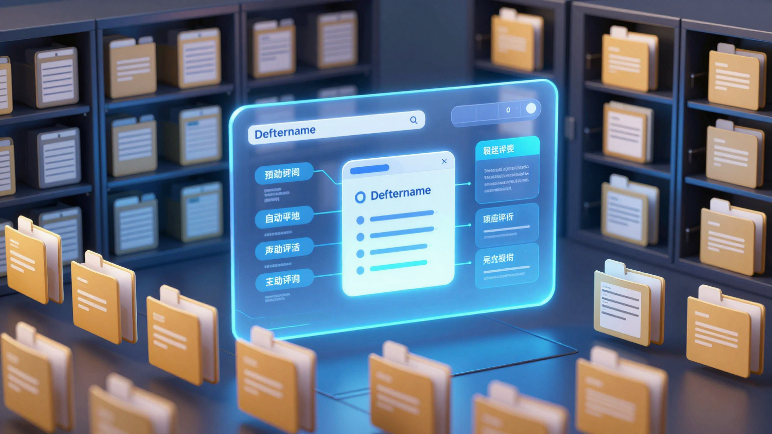 Deftername yazılımının otomatik uyum özelliklerini gösteren dijital arşiv ve e-defterler.